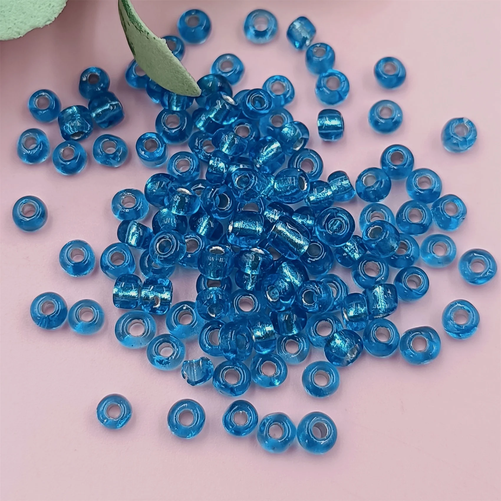 4mm 100Pcs Colorful Charm Glass Seed Loose Spacer Beads For Jewelry Making DIY Earrings Necklace Bracelet Handmade Material
