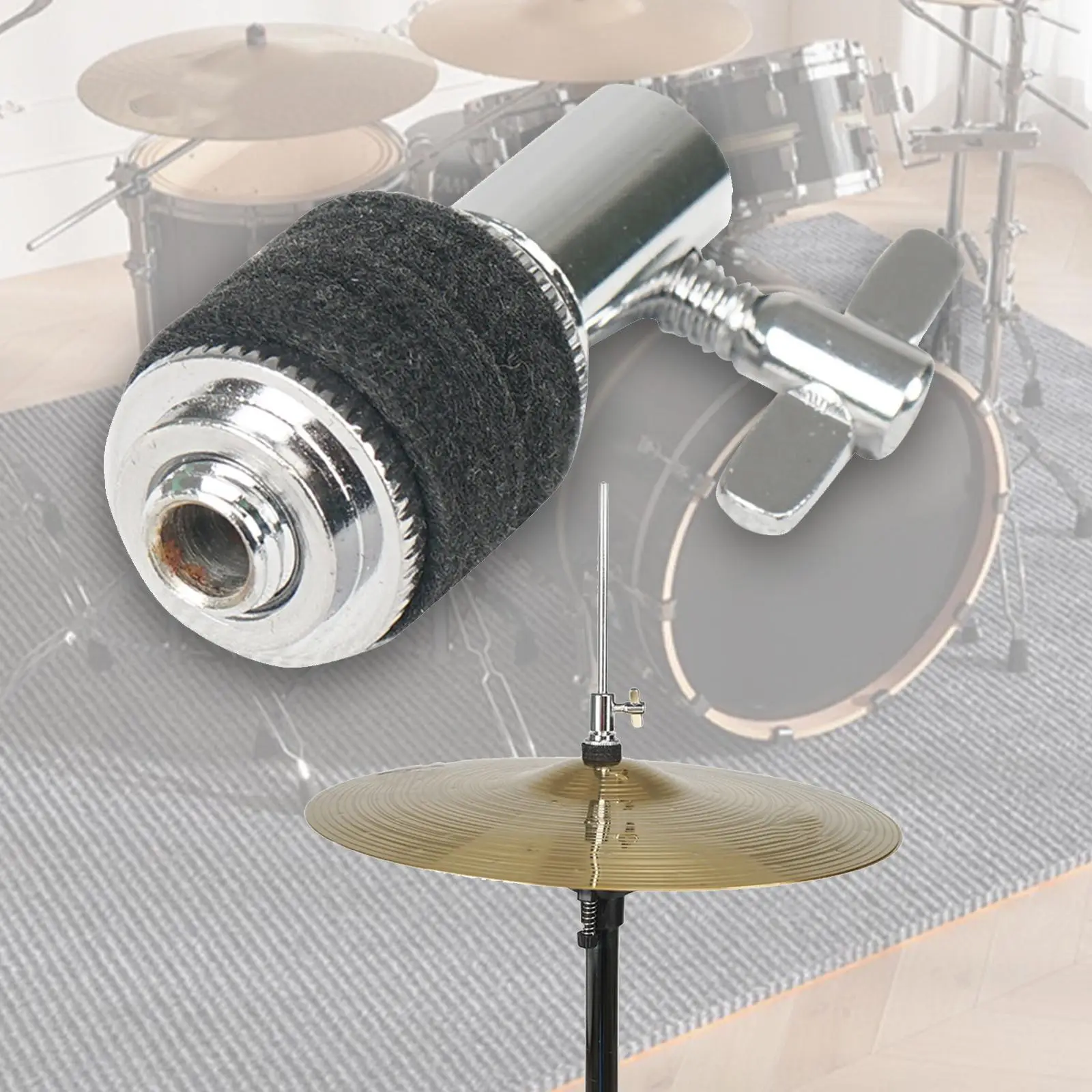 Hi Hat Clutch Cymbal Parts Drum Clutch Cymbal Replacement Accessories Cymbal Stand for Club Kids Household Teachers Practicing