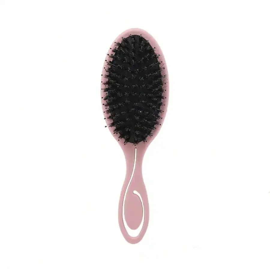 

Boar Bristle Air Cushion Hair Brush For Women Detangling Scalp Massage Portable Styling