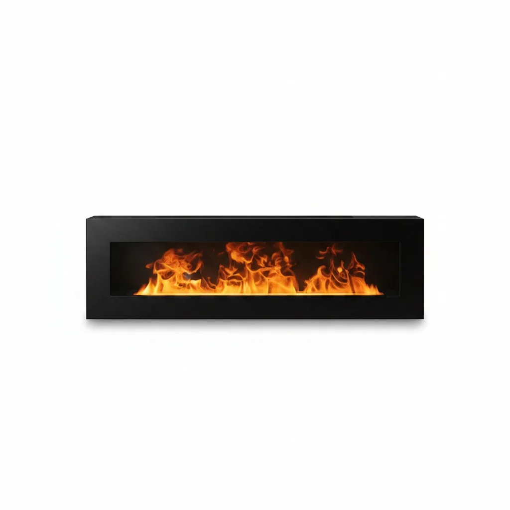 

36 Inch Electric Fireplace, Steel Decorative LED Stove Heater, Indoor Home Wall Mounted 908mm/36 Inch Fire Place