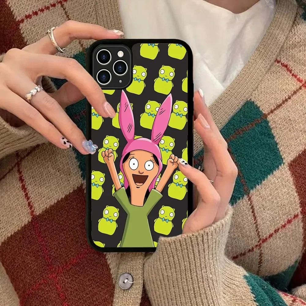 Cartoon B-Bobs B-Burgers Cushion Cover Silicone PC+TPU For Samsung S10 20 30 22 23 24 Plus Lite Ultra Cover
