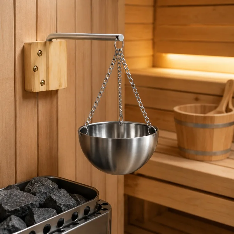 120Mm Aromatherapy Bowl Round Bowl, Special for Sauna Stove, Sauna Room Accessories Emit Aroma Dry Steam Room