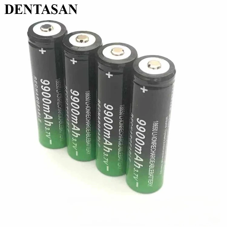 

9900mAh 3.7V 18650 Lithium Battery Suitable for Fan Flashlight Electronic Cigarette Hair Clipper Battery and USB Bay Charger