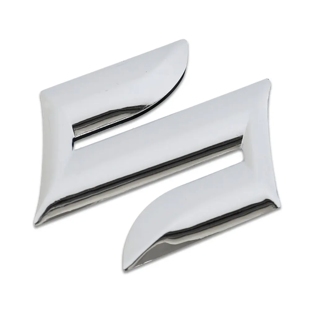 3D Suzuki Logo Car Motorcycle Sticker Decal Tank Emblem Silver Gold Badge