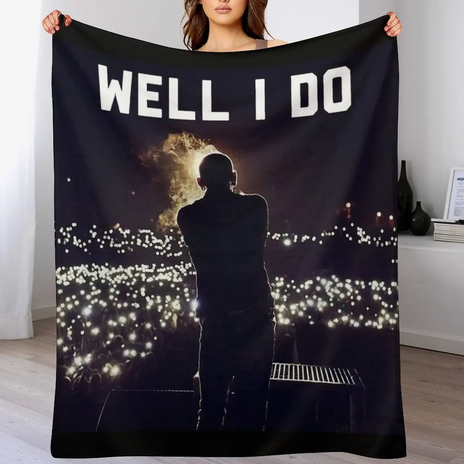 

One More Light Throw Blanket Outdoor Soft Blanket for Picnic Beach Camping