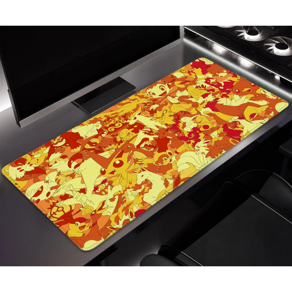 Non-slip Deskmat Rubber Mouse for Computer Accessories Over Edge Pc Gaming Pad P-pokemon Desk Mat Table Pads Mausepad Mousepad