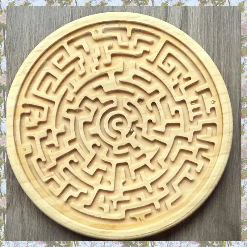 T84C-ไม้เกมกระดานเขาวงกตรอบเขาวงกตเขาวงกตเกมกระดานเขาวงกตปริศนาเกมตรรกะสําหรับเด็กวัยหัดเดินผู้ใหญ่