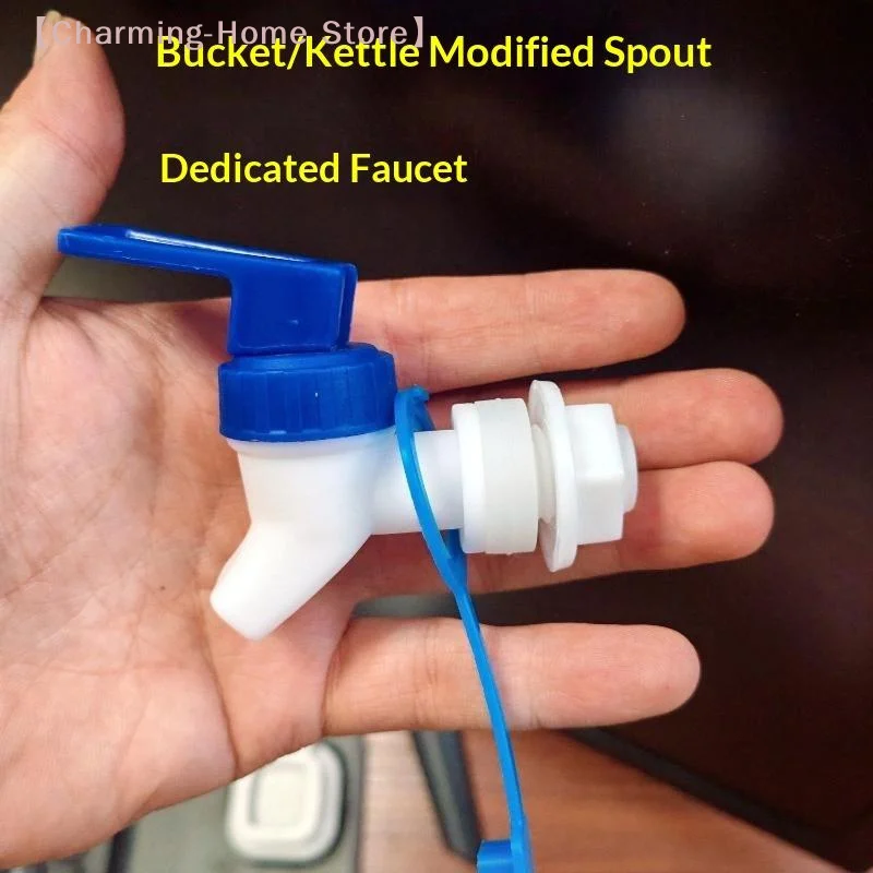 【M】Plastic Water Tap Spigot Bucket Water Outlet Faucet Switch Leak Proof Easy Install For Water Tank Modification
