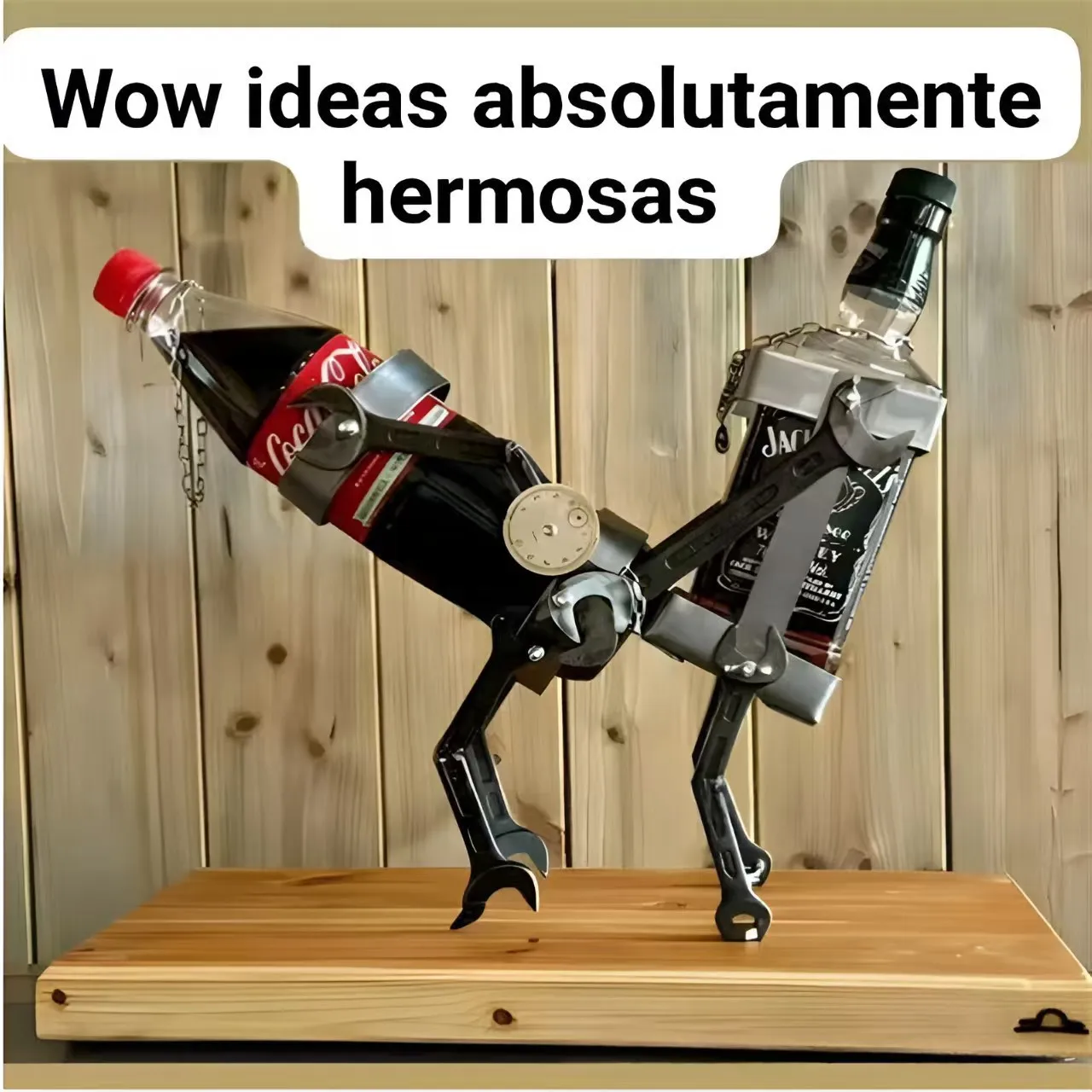 New Model Unique Metal Wine Holder Unique Metal Wine Rack For Cola Bottles And Wine Bottles