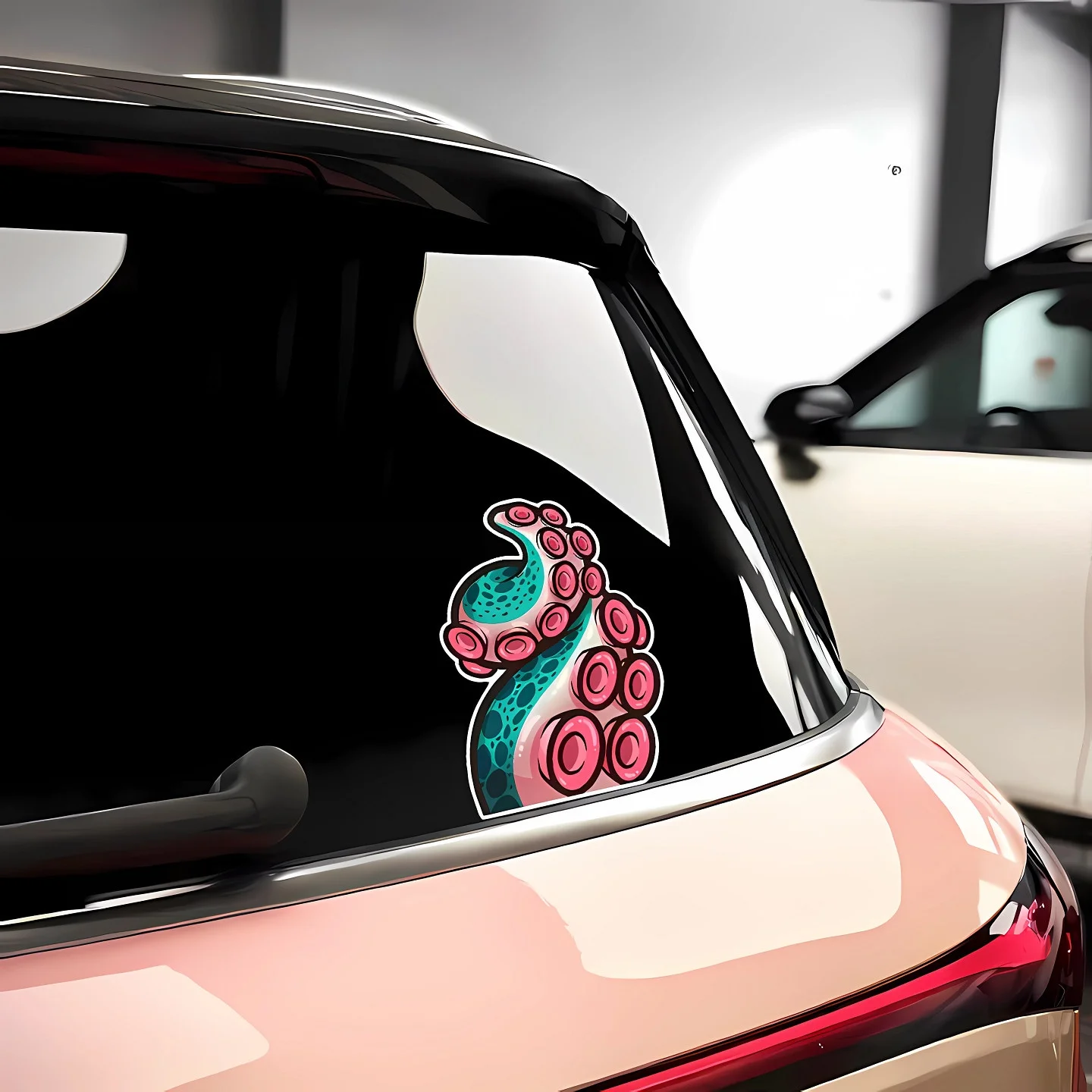 Cute Octopus Sea Monster Tentacles Cartoon Stickers Waterproof Car Motorcycle Fuel Tank Windshield Helmet Side Body Vinyl Decals