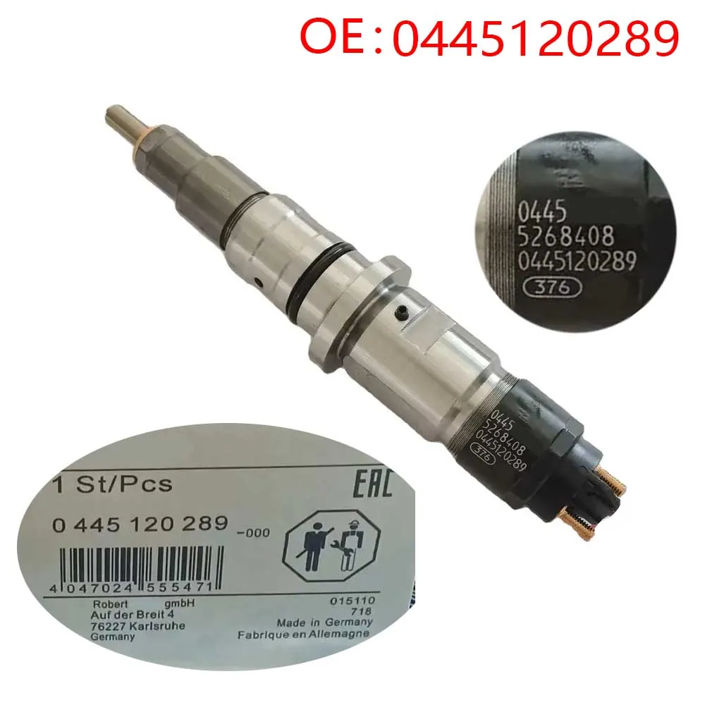 

0445120289 4946586 4955412 4337542 C5268408 Common Rail Injector Assembly For Cummins ISBe ISDe Common Rail Injector Assembly