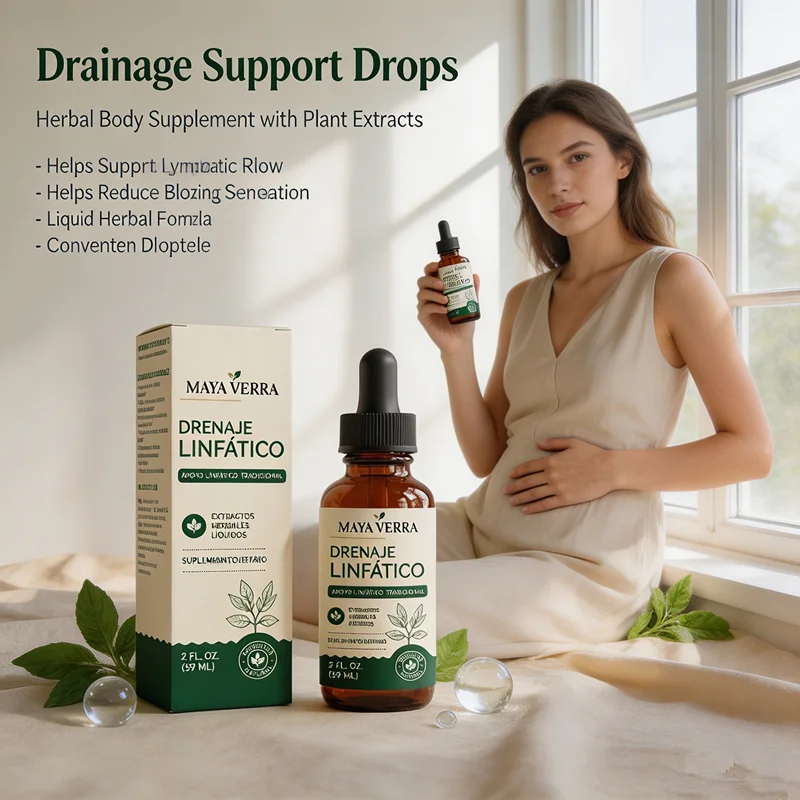 Lymphatic Drainage Drops 60ml Herbal Extract Dietary Supplement Traditional Herbal Support Liquid For Daily Body Wellness Care