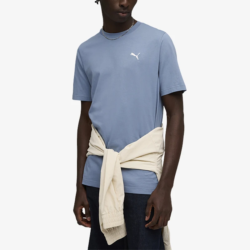 

Puma Authentic 2025 Осенняя мужская спортивная повседневная трикотажная сетчатая футболка с коротким рукавом 632920-34