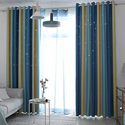 1pc   Printed curtains Modern simplicity For bedroom For living room