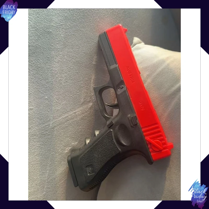 

Игрушечный пистолет G17 с мягкими поролоновыми пулями, реалистичная модель, для веселой стрельбы, подарок для мальчиков