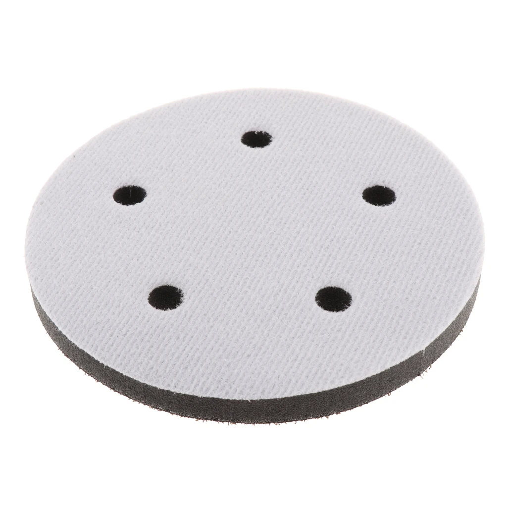 Sponge Sander Interface Pad 125mm Soft Buffer Polishing Hook and Loop Sanding Cushion for Hand Electric Tools