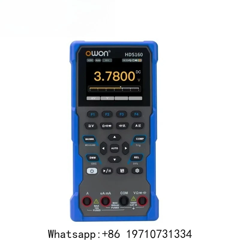 New OWON HDS160 True RMS Multimeter 60000 Counts  1MHz 1CH  18650 Lithium Battery AC DC Voltmeter Current