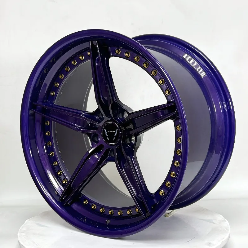 2026 New Design D5032 Forged Car Racing Wheels Bronze Finish 5x108 Rally Wheel Made Aluminium Alloy ET Sizes 35mm 40mm 30mm 25mm