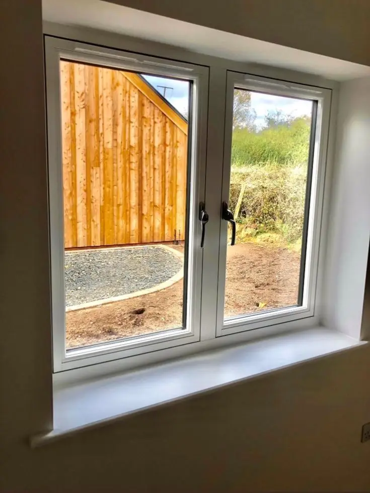 Double Panel Tempered Glass Low E Swing Windows French Style Casement Windows Energy-efficient Tilt and Turn Window for House