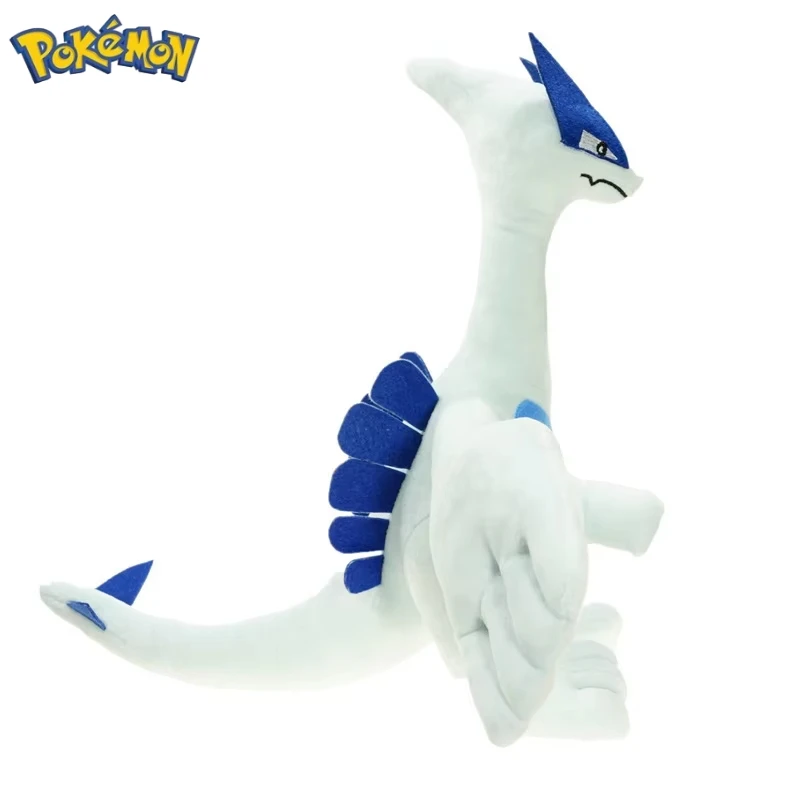 35CM Big Size Pokemon Lugia Plush Toy Cartoon Anime Doll Peluche Soft Pillow Stuffed Model Kawaii Room Decoration Birthday Gift