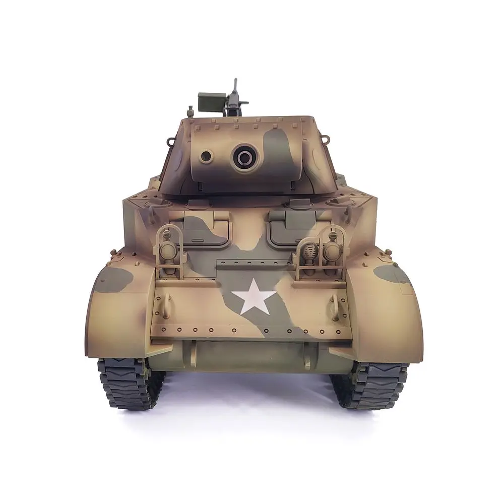 1/16 RC Tank World War II Tank US M8 how  itzer  Motor Carriage with Smoke Turret Rotation 360° Tempo Adult Kids Model Tank