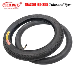 18 Inch Tires x2.50 65-355 Pneumatic Suitable for Electric Bicycle Tricycle Wear-resistant Butyl Rubber
