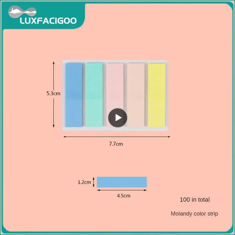 Arrow Marker Colorful And Minimalist Thickened Paper Versatile And Versatile Stick Firmly Self Adhesive Stationery Stickers