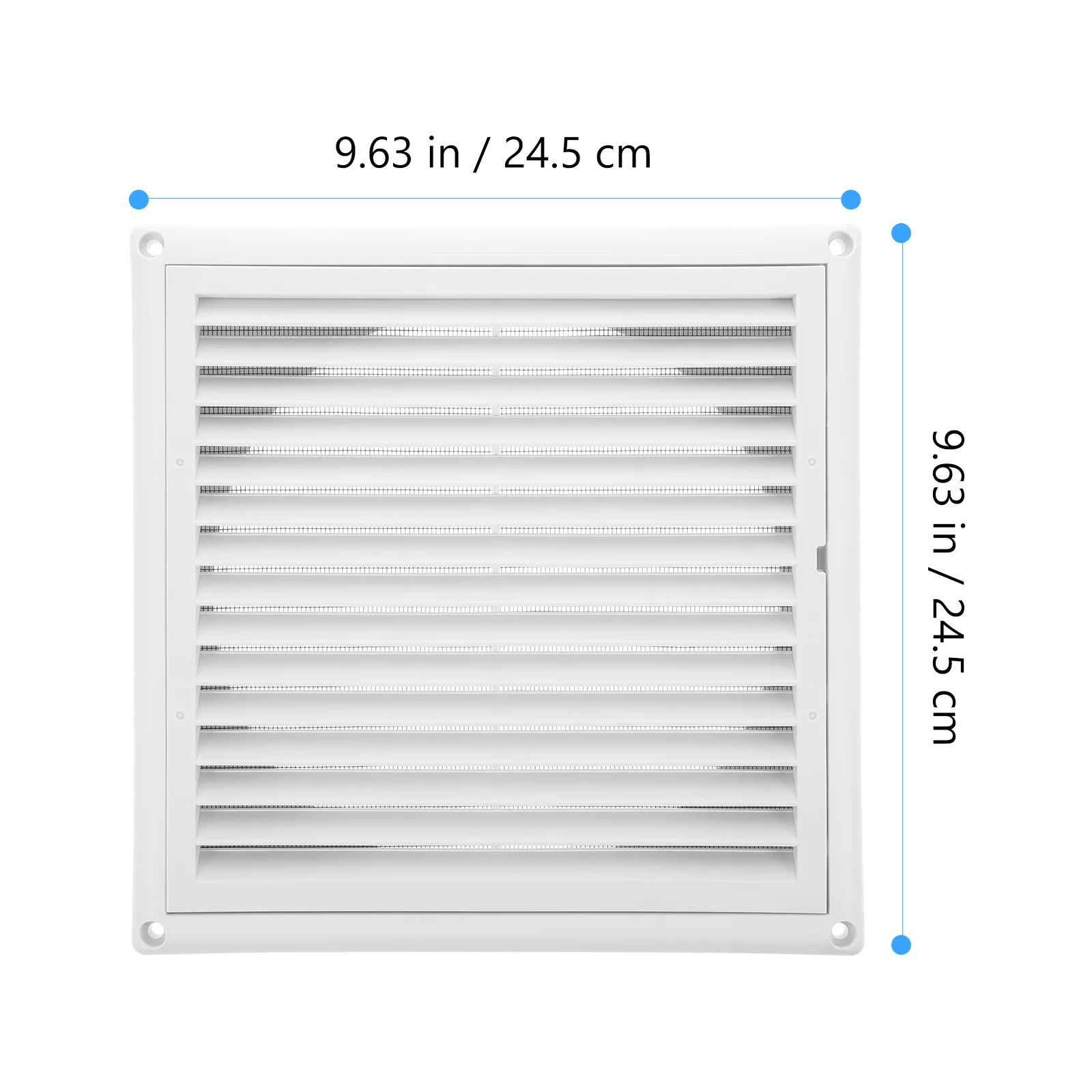 Salida de aire acondicionado, rejilla de ventilación para baño, rejillas de plástico de retorno, cubierta ajustable para suelo y pared