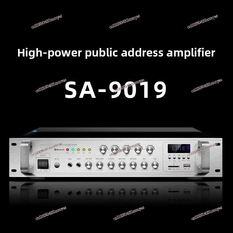 SA9019 Fixed Voltage Amplifier Bluetooth High Power Five-Zone Campus Broadcast Audio Music Player