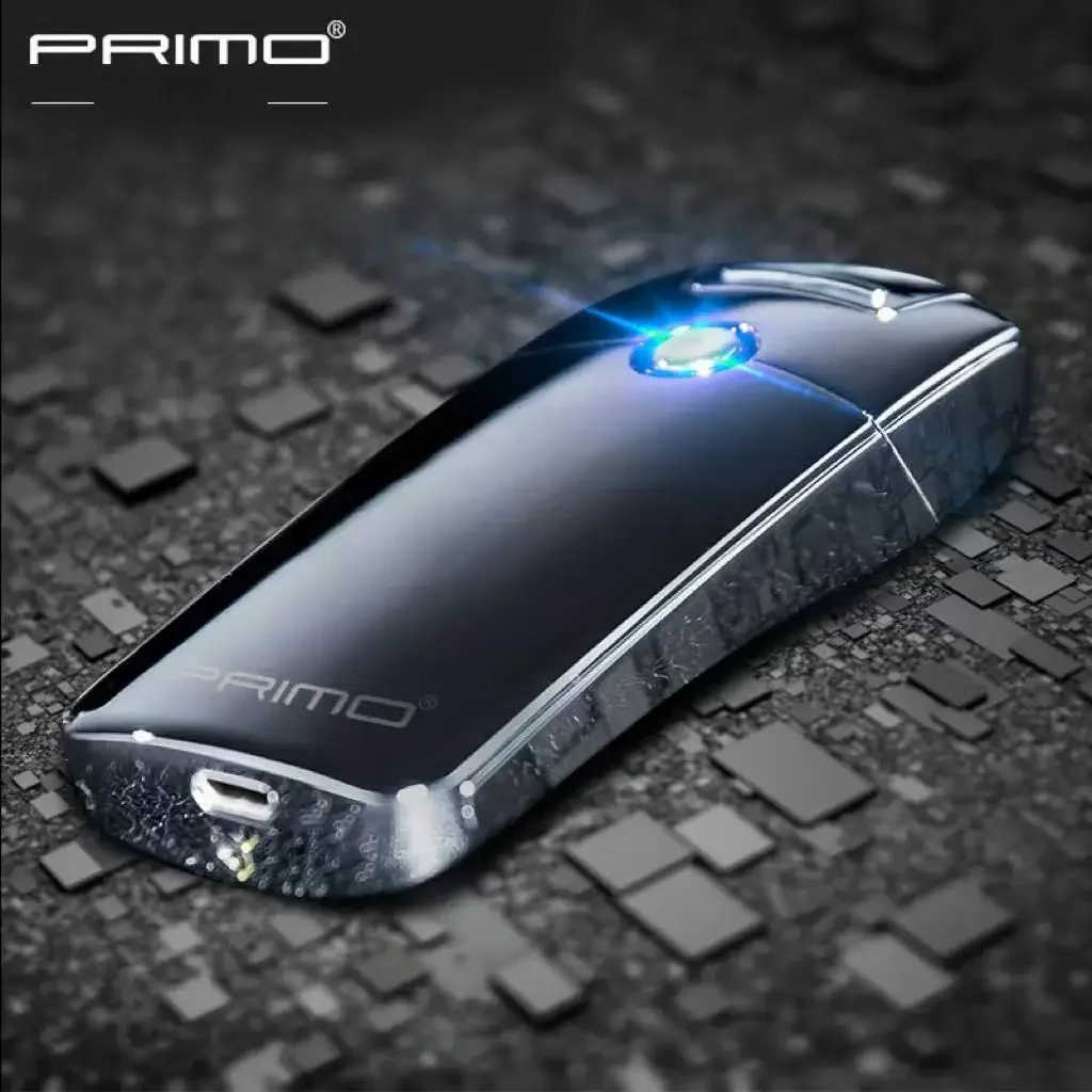 

New Intelligent Arc Lighter USB Charging Metal Material Outdoor Windproof Cigarette Lighter Light Luxury High-End Men's Gift