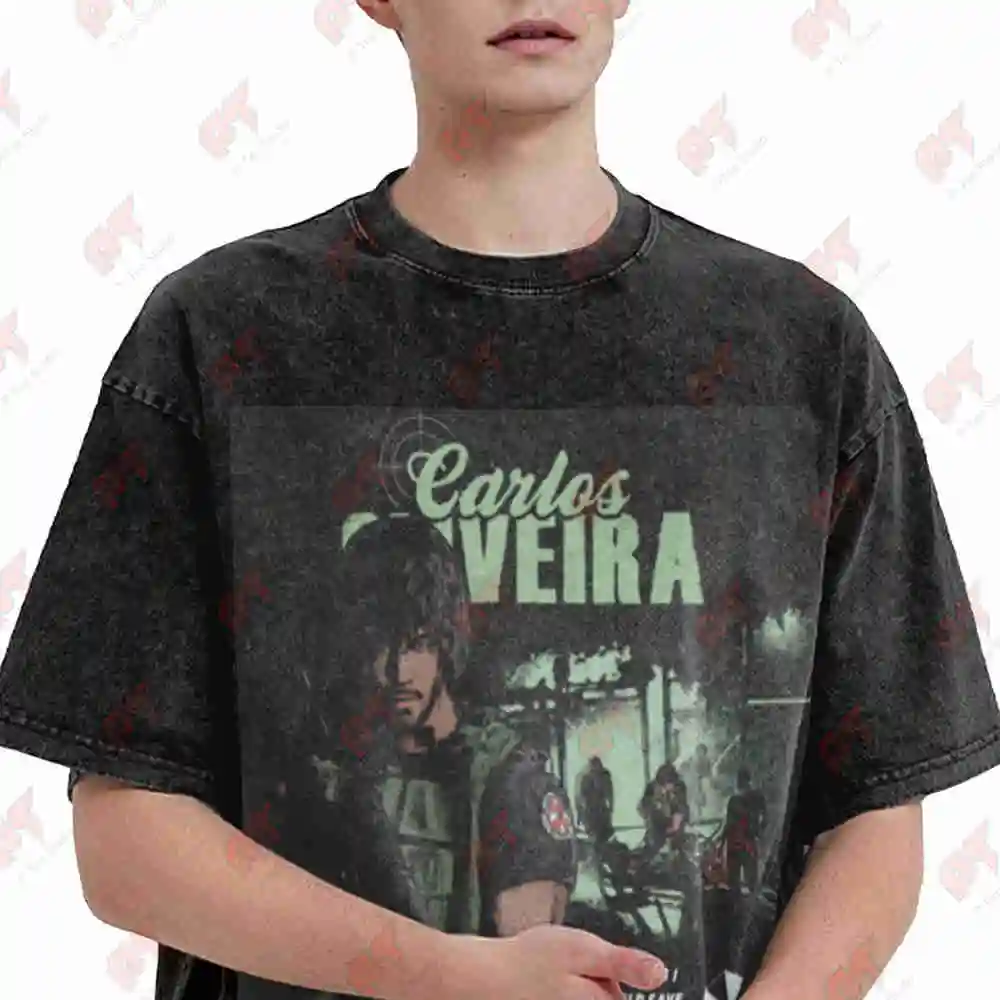 Carlos Oliveira Vintage Washed Tee Pure Cotton T-Shirt