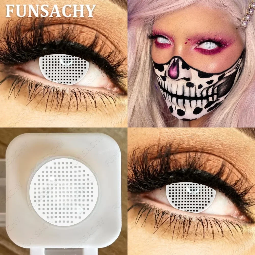 FUNSACHY 2 Stück Froya Cosplay Kontaktlinsen für Halloween, grüne und lila Linsen, Anime-Cosplay-Make-up, weiche Kontaktlinsen, rote Vampir-Augen-Kontaktlinsen. – Detail 21