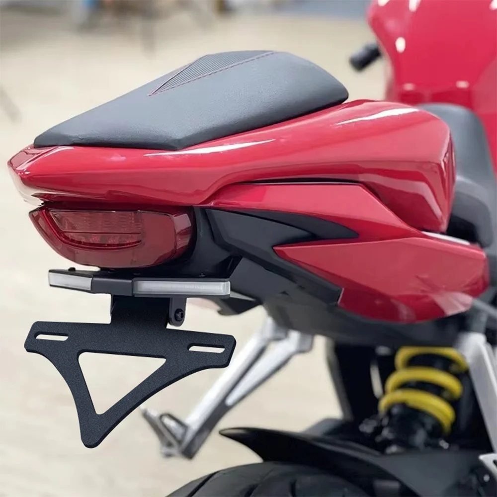 For Honda CBR650R/CB650R modified license plate holder, turn signal, multifunctional short tail license plate holder, tail light