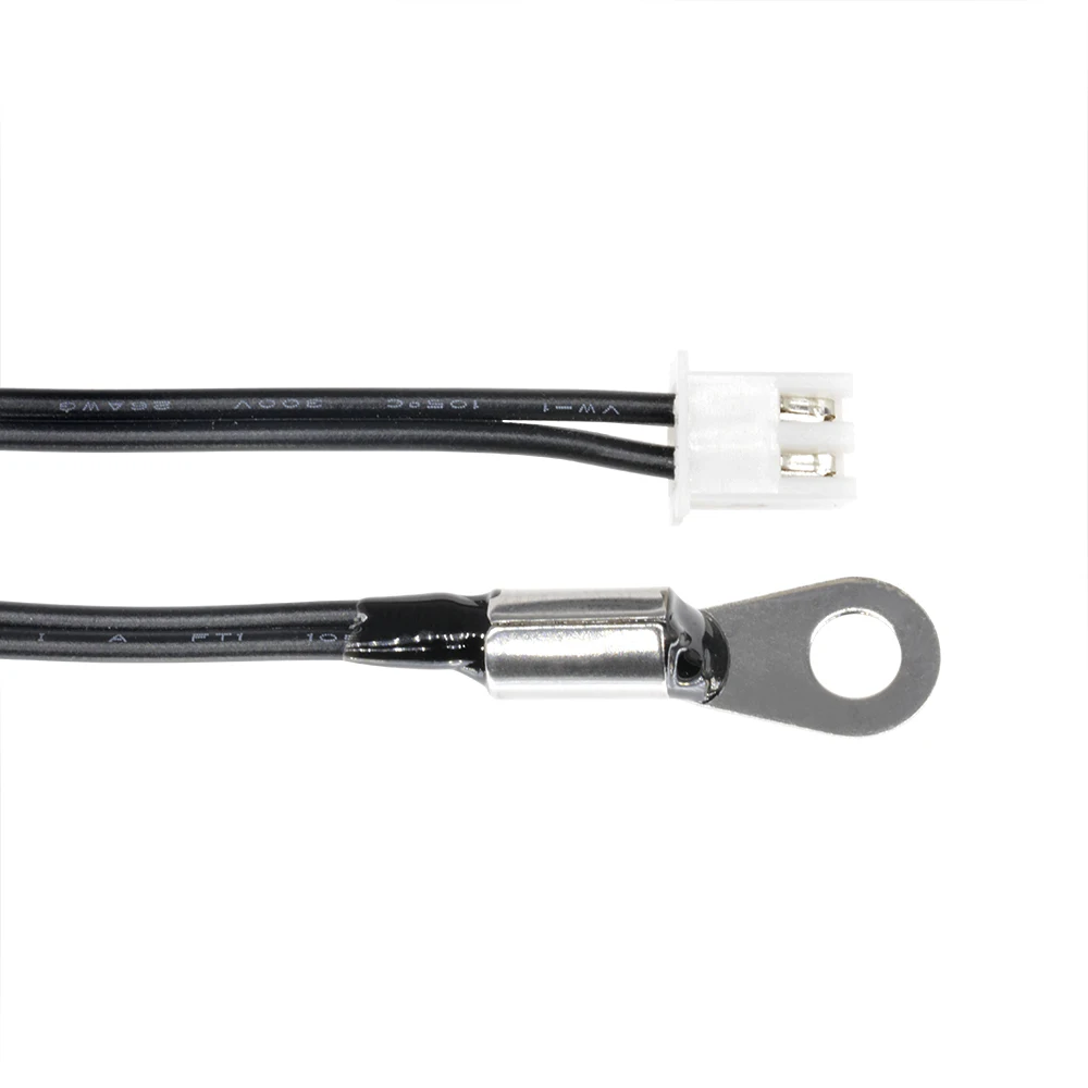 Temperature sensor with fixed mounting hole 10K 1% 3950 1 meter negative temperature resistance temperature sensor -50 to 125℃