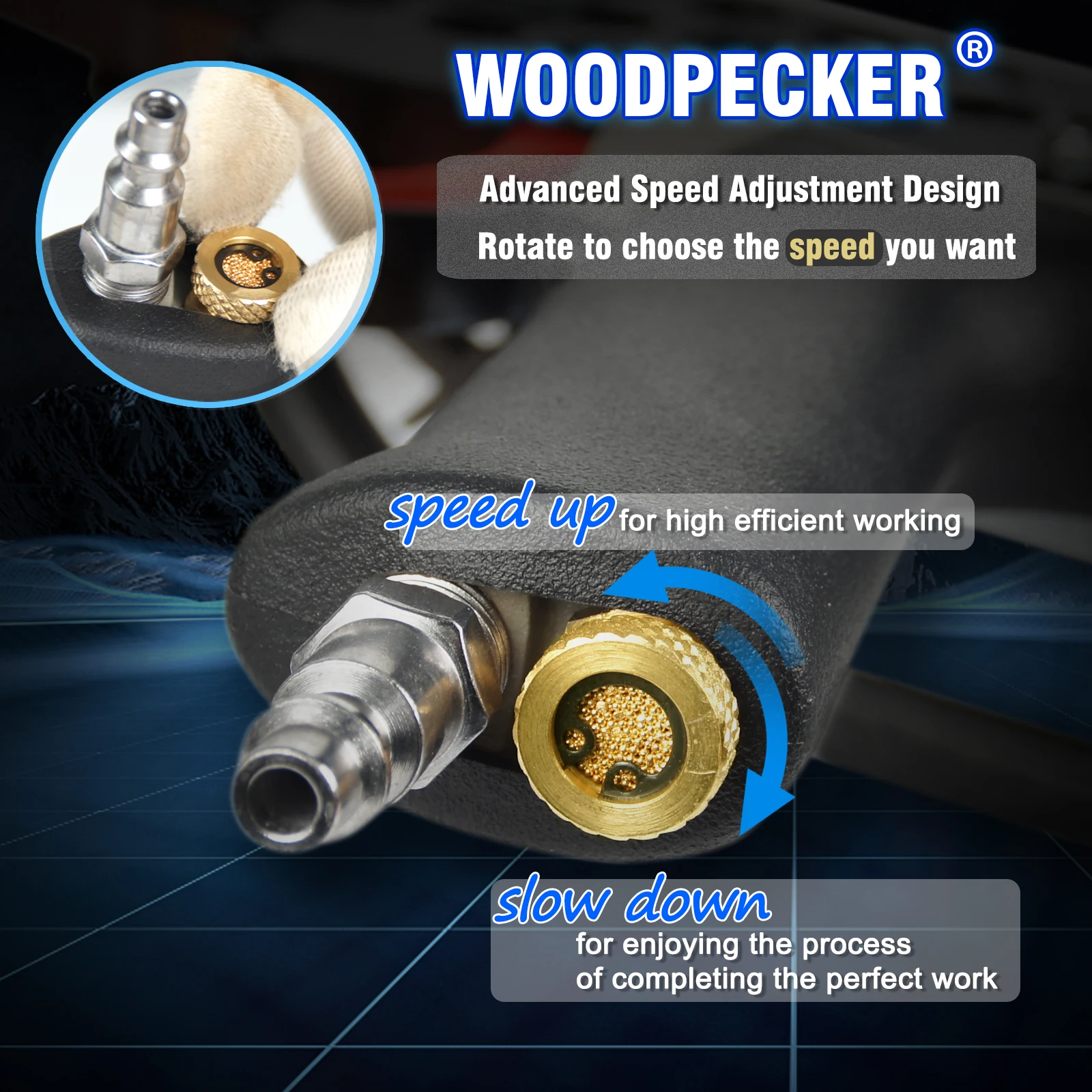 W-C-7EFR 공압식 호그 링 스테이플러, 조절 가능한 속도 3/4인치 크라운 에어 C-링 건, 스프링 매트리스용 4.8-8.0mm 클로저