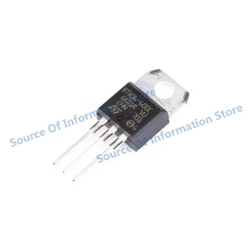 

5Pcs BTA06-600CRG Bidirectional Thyristor in TO-220-3 Packaging