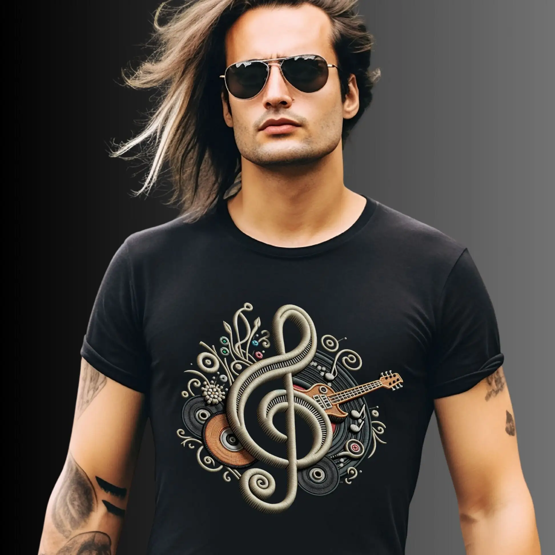 

Rock Music T Shirt Metal Head for Musicians Festival Concert Apparel Him and Her Lovers