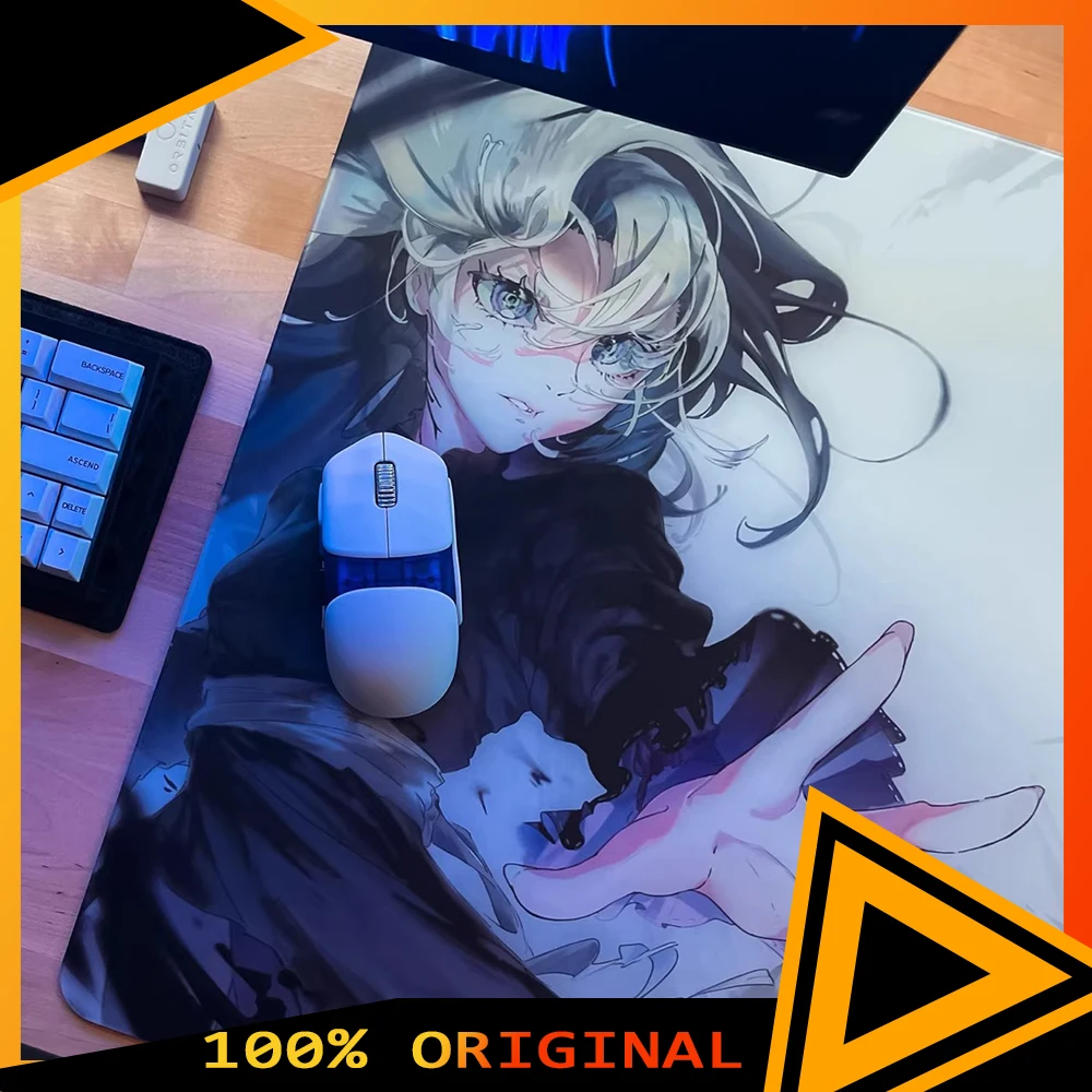 PAN Esports Wisteria Glass Mousepad Smooth and Speed Mouse Pad Duplicate InfinityMice x Wisteria For APEX CSGO PC Accessories