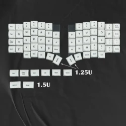 XDA Profile PBT Material Dye-sub Keycap Dedicated to Split Mini MX Mechanical Keyboard compatible with Corne Cornix Sofle Velve