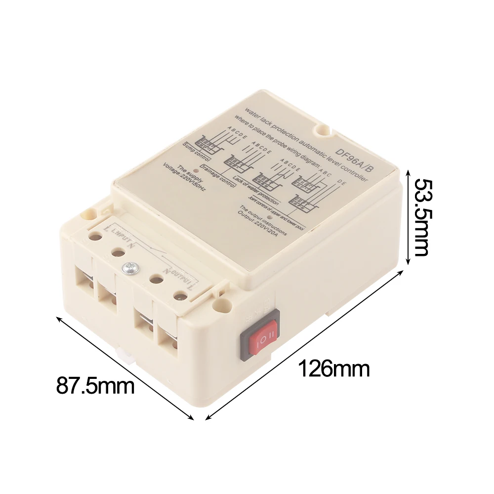 DF-96A/B DF-96A DF-96B Automatic Liquid Switch protection automatic water level controller  Pump Controller 20A 220V