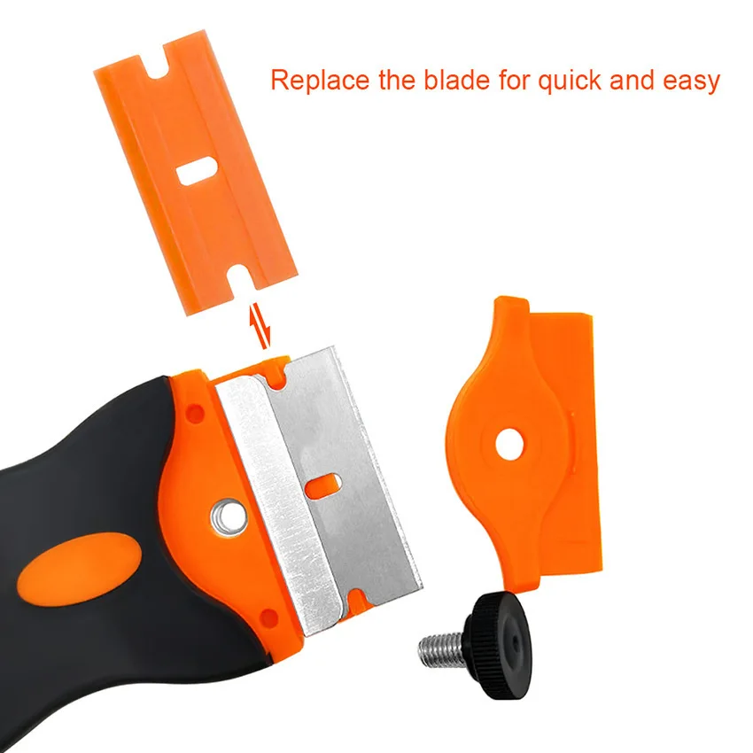 Multi-functional Scrape and Remove Adhesive Scraper for Automotive, Phone Repair, Film Installation, and Kitchen Stain Removal