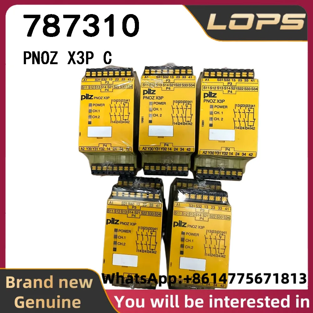 PNOZ X3P C Pilz 787310 safety relay, brand new original genuine, large quantity in stock, welcome to inquire