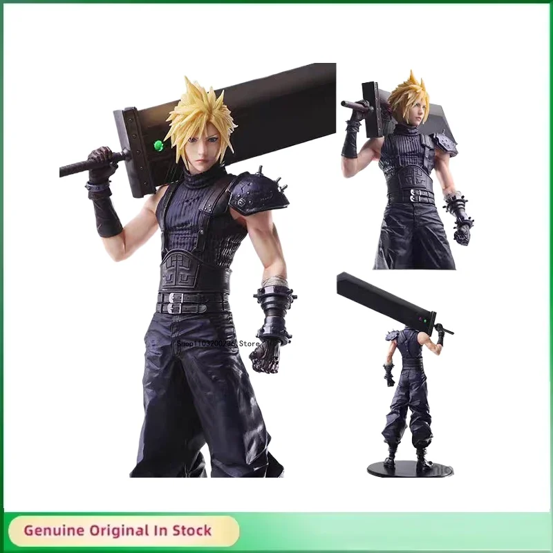 

Original SQUARE ENIX Play Arts Final Fantasy VII Cloud Strife Remake Version Action Figure Model Hobbies Collectibles Ornament