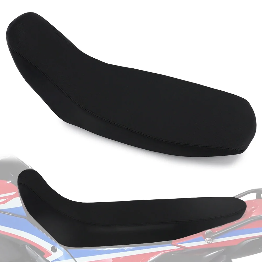 

Motorcycle Non-Slip Seat Cover For Honda CRF 300 L/ Rally 2021 2022 2023 2024 PVC Leather Striped Grip Gripper Seat cover & Foam
