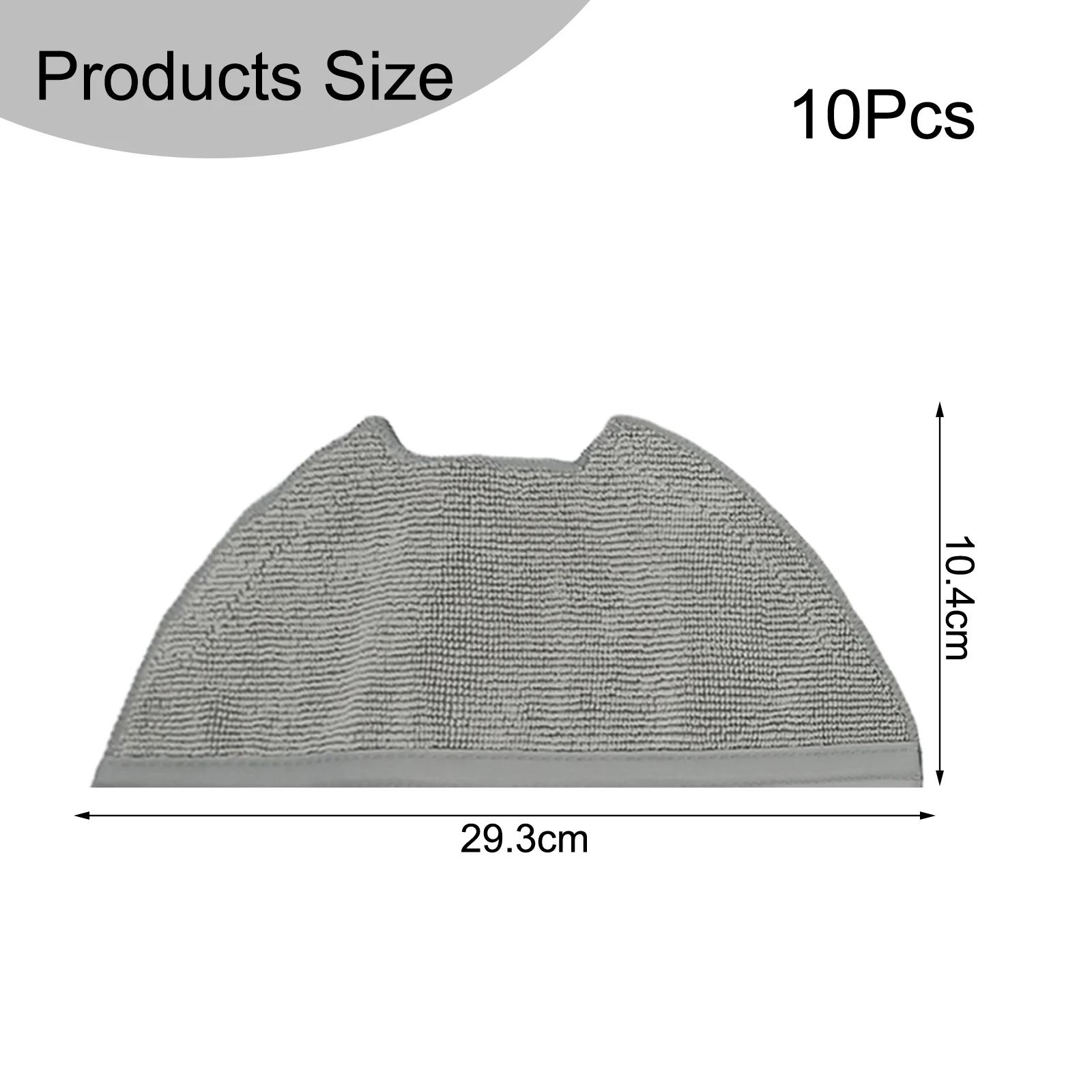 Vacuum Cleaner Mop Cleaner Spare Part Pick Up Dirt Robot Vacuum Cleaner Debris Dust Floors Clean For Eureka E10S Mop Cloths Rag
