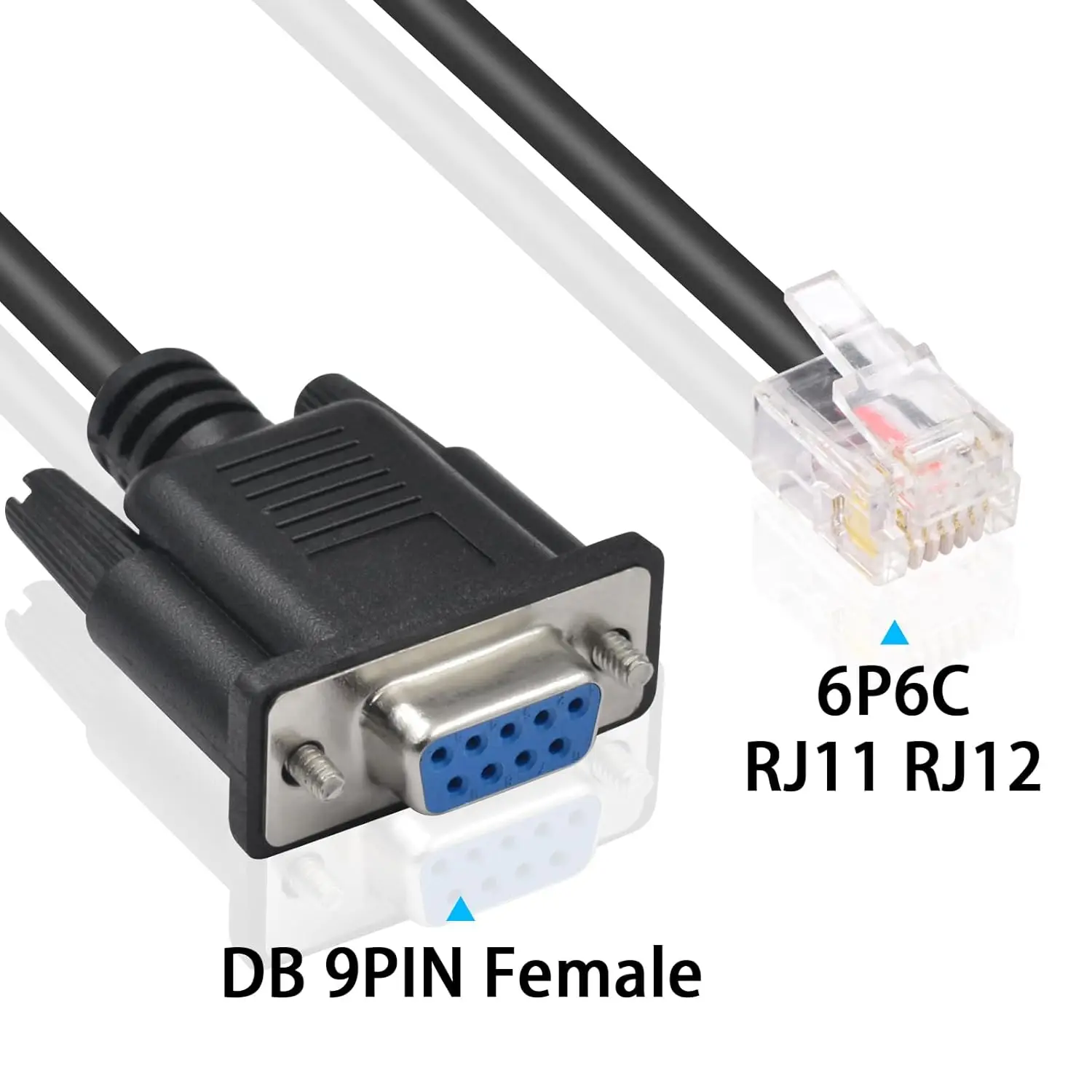 1.8M/6FT RS232 DB9 …