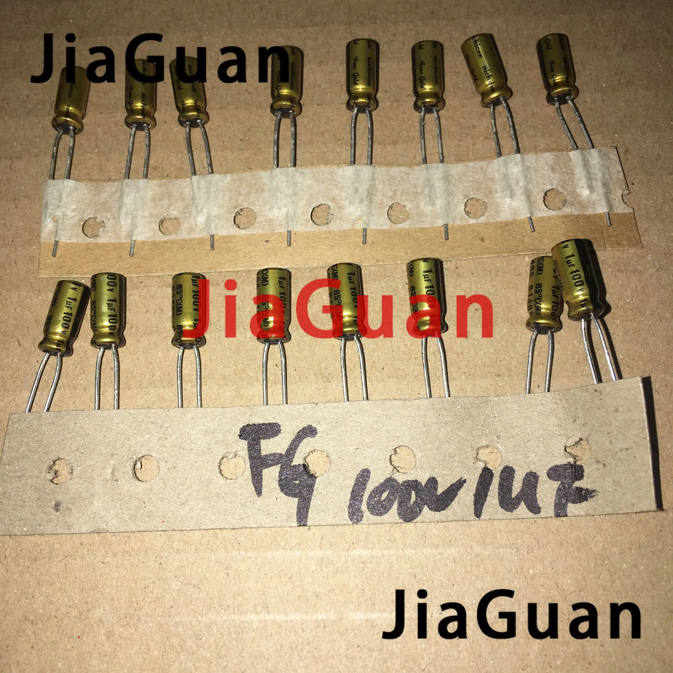 20PCS NICHICON FG 100V1UF 5x11MM fine gold 1UF 100V FineGold MUSE Audio Capacitor 100V1UF 1UF/100V