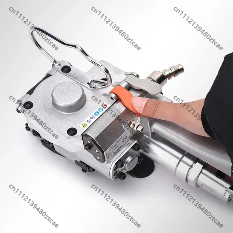 Pneumatic Sealless Strapping Tool, PP PET Banding Machine, 19-25mm High Tension Handheld Packaging Strapper