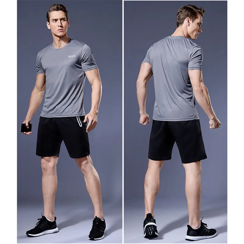 Summer Football Jersey Men Short Sleeve t-Shirt Casual Tops White t Shirt For Men Training Gym t Shirts Tees Male Soccer Clothes