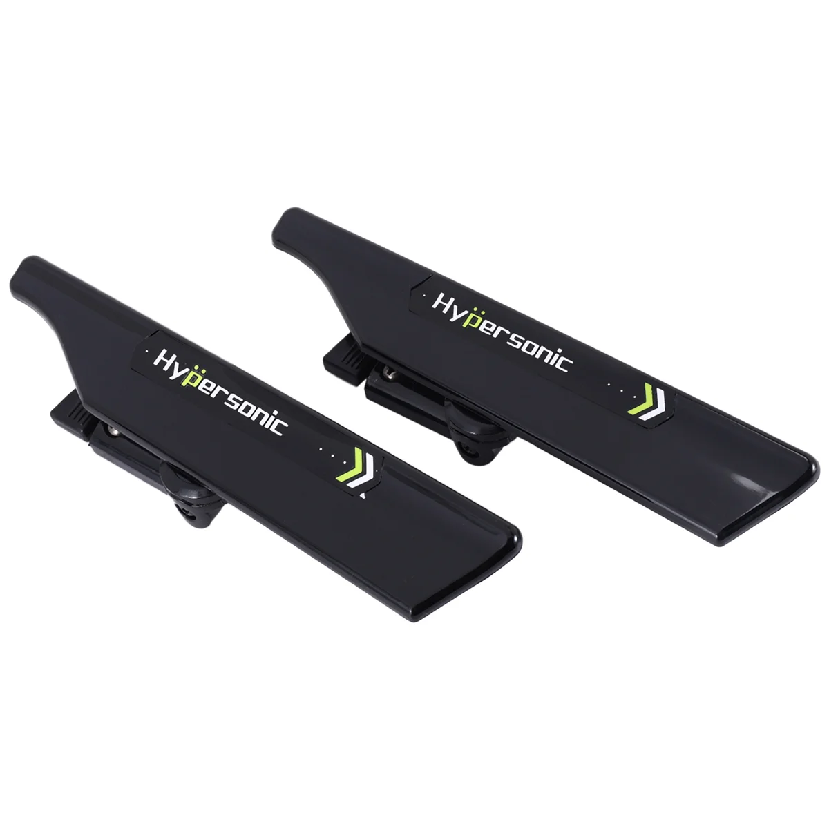 Hypersonic pára-brisas Wiper Wing, Wiper Blade, Spoiler, Mate Wing, Auto Car Tool, Black Stand, Acessórios, 2 pcs